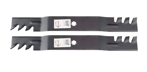 Rotary Copperhead Mulching Mower Blades Fit John Deere Models D100 LA100 Replaces OEM GX22151 GY20850 For 42 Inch Deck (pack of 2) - Grill Parts America