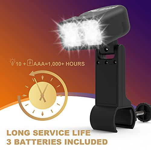 RVZHI Grill Light for BBQ, 180° Durable Flexible Barbecue Light, 10 Super Bright LED - Grill Parts America