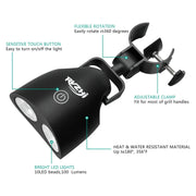 RVZHI Barbecue Grill Light, 360°Rotation for BBQ with 10 Super Bright LED Lights - Grill Parts America