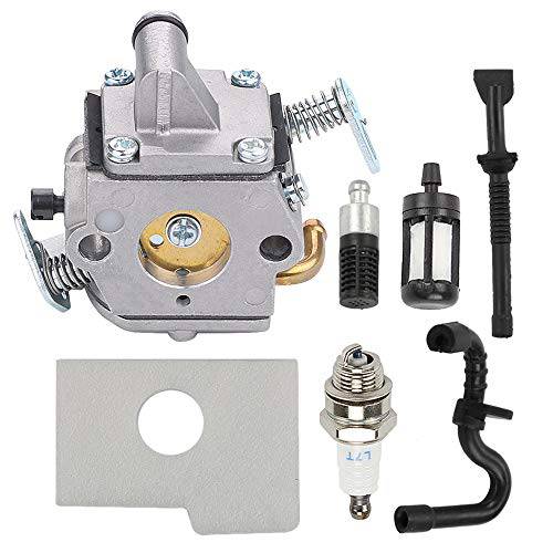 Savior MS170 Carburetor with Fuel Oil Filter Fuel Oil Line Spark Plug Air Filter Chainsaw 1130-120-0603 - Grill Parts America