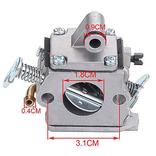 Savior MS170 Carburetor with Fuel Oil Filter Fuel Oil Line Spark Plug Air Filter Chainsaw 1130-120-0603 - Grill Parts America