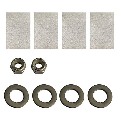 Flexible Snow Plow Blade Guides With Mounting Hardware