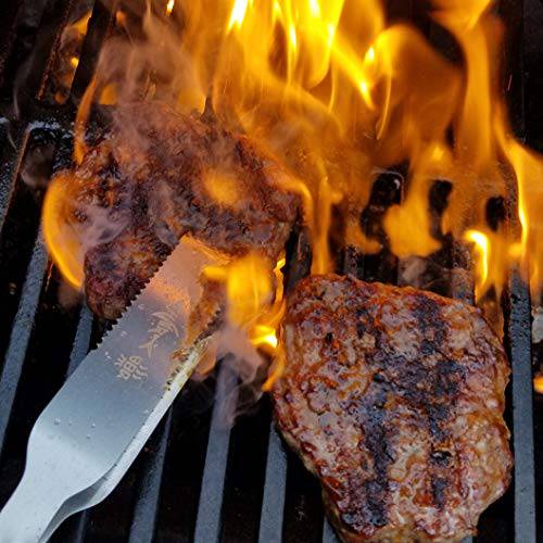 Grill Tongs - Heavy Duty Barbecue Grilling Tong w Red PVC Handle - Grill Parts America