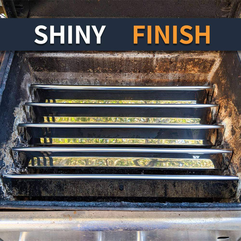 SHINESTAR 24.5 inch Heavy Duty Flavorizer Bars for Weber Genesis 300 Series, Stainless Steel Replacement Parts 7540 - Grill Parts America
