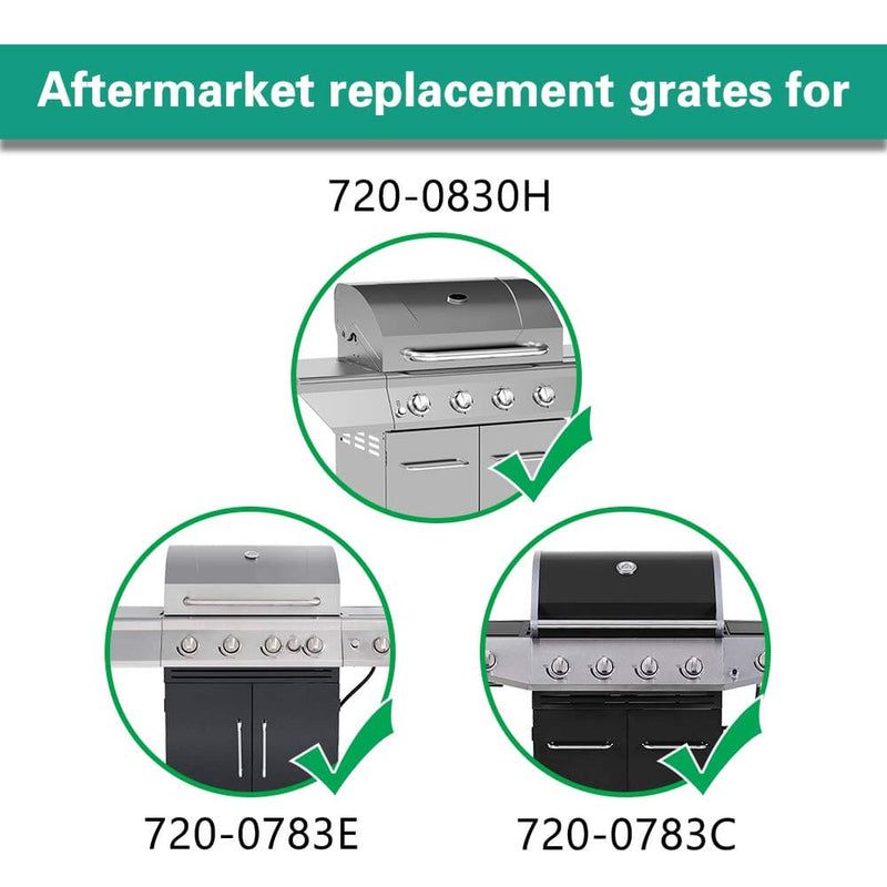 SHINESTAR Grill Grates for 4 Burner Nexgrill 720-0830H, 720-0670A, 17 inch Stainless Steel Cooking Grates Replacement Parts, 2 Pack - Grill Parts America