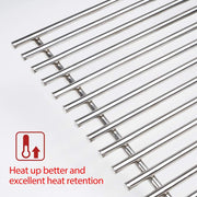 SHINESTAR Grill Grates for 4 Burner Nexgrill 720-0830H, 720-0670A, 17 inch Stainless Steel Cooking Grates Replacement Parts, 2 Pack - Grill Parts America