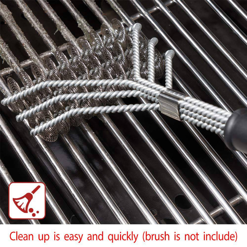 SHINESTAR Grill Grates for 4 Burner Nexgrill 720-0830H, 720-0670A, 17 inch Stainless Steel Cooking Grates Replacement Parts, 2 Pack - Grill Parts America