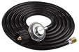 SHINESTAR 12ft Low Pressure Propane Regulator with Hose for Grill, Heater, Fire Pit, Gas Water Heater and Generator - Grill Parts America