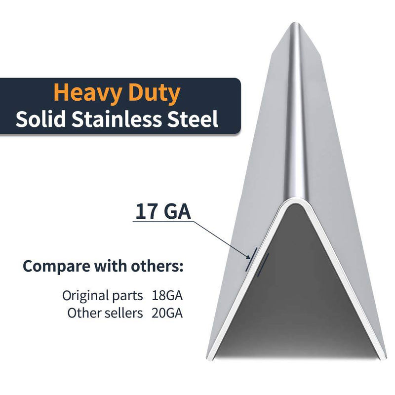 SHINESTAR 15.3 inch Rustproof Flavorizer Bars for Weber Spirit 200 Series (2013-2017), Stainless Steel, 7635 - Grill Parts America