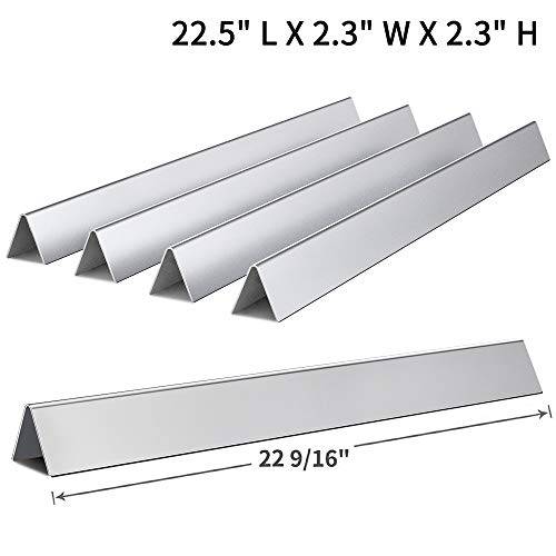 SHINESTAR 22.5 inch Heavier Flavorizer Bars for Weber Spirit 300, Genesis Silver & Genesis Gold Series, Stainless Steel, 7536 - Grill Parts America