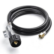 SHINESTAR 5FT Low Pressure Propane Regulator with Hose for Gas Smoker, Propane Fire Pit, Heater, 3/8inch Female Flare Nut - Grill Parts America