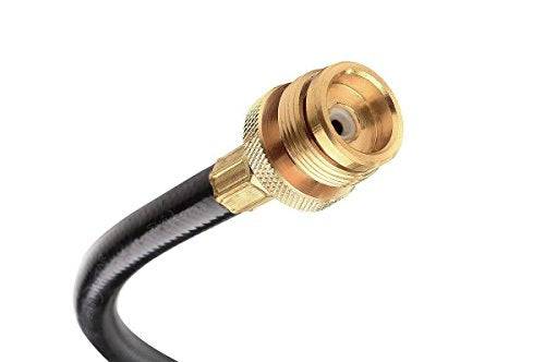 SHINESTAR 5FT Propane Hose Adapter 1lb to 20lb Converter Replacement for Coleman Roadtrip Portable Grill, Buddy Heater and More 1LB Portable Appliance to LP Tank POL Connection - Grill Parts America