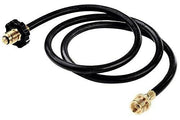 SHINESTAR 5FT Propane Hose Adapter 1lb to 20lb Converter Replacement for Coleman Roadtrip Portable Grill, Buddy Heater and More 1LB Portable Appliance to LP Tank POL Connection - Grill Parts America