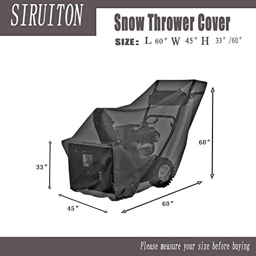 SIRUITON Snow Blower Covers,Two Stage Snow Blower Cover with UV Protection - Grill Parts America