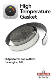 SmokeWare High-Temp Replacement Gasket for Vision BBQ Grills - 1 Inch Width, 14 Feet, Self-Stick Seal, Nomex, Made in The USA - Grill Parts America
