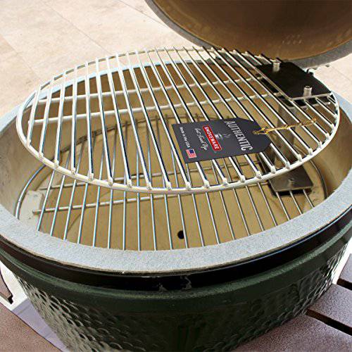 SMOKEWARE Stacker & Grill Grate Combo (Top Grate and Stacker Only) – Compatible with Large Big Green Eggs, Stainless Steel Grill Accessories … - Grill Parts America