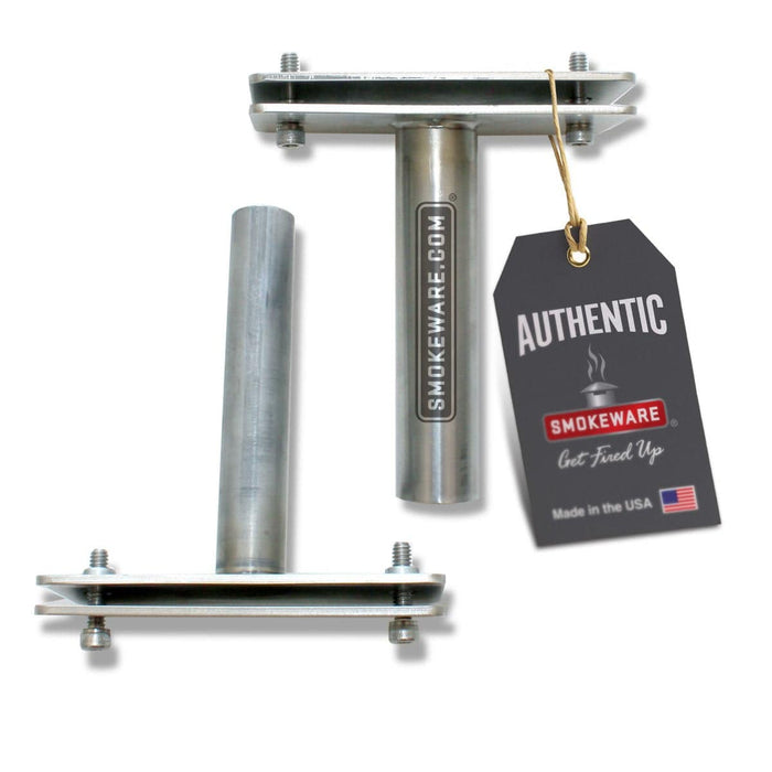 SMOKEWARE Stacker & Grill Grate Combo (Top Grate and Stacker Only) - Compatible with Xtra Large Big Green Eggs, Stainless Steel Grill Accessories - Grill Parts America