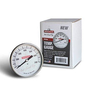 SmokeWare Temperature Gauge – 3-inch Face, 0-700°F Range, White, Replacement Thermometer for Big Green Egg Grills - Grill Parts America