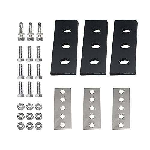 Stainless Snowblower Modifies Impeller Kit - 3/8 inch 3-Blade Universal - Modifies 2-Stage Machine Including Installation Hardware (3) - Grill Parts America