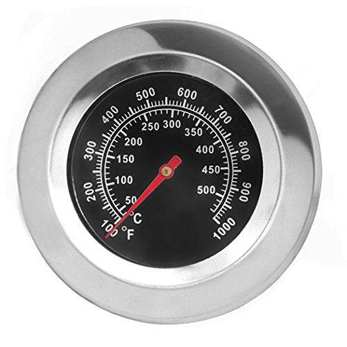 DOZYANT 3” Stainless Steel BBQ Charcoal Grill Pit Wood Smoker High Temperature Gauge - Grill Parts America