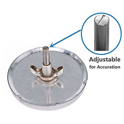 DOZYANT 3” Stainless Steel BBQ Charcoal Grill Pit Wood Smoker High Temperature Gauge - Grill Parts America