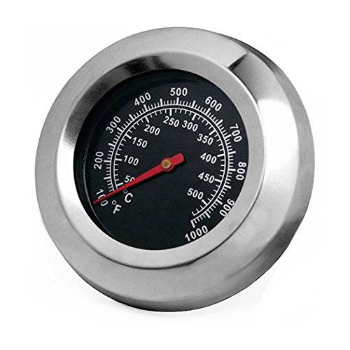 DOZYANT 3” Stainless Steel BBQ Charcoal Grill Pit Wood Smoker High Temperature Gauge - Grill Parts America