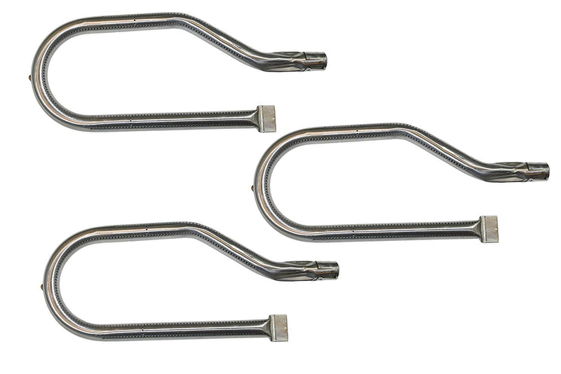 3 pack - Stainless Steel Burner Replacement for Select Gas Grill Models by Harris Teeter, Kirkland and Others - Grill Parts America
