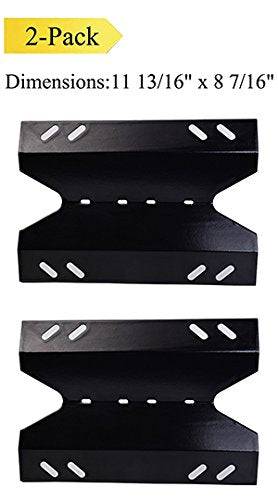 Votenli P9202A (2-Pack) Porcelain Steel Heat Plate, Heat Shield Replacement for Select Gas Grill Model Sams B10PG20-2C - Grill Parts America