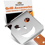 Grill Spatula for Outdoor Grill,5-in-1 BBQ Tools Utensils, 18 Inch Long Grill Accessories, Perfect BBQ Grilling Gifts for Men Unique - Grill Parts America