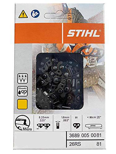 Stihl 26RS 81 Rapid Super Chainsaw Chain. Fits 20" bar.325 Pitch .063 Gauge - Grill Parts America