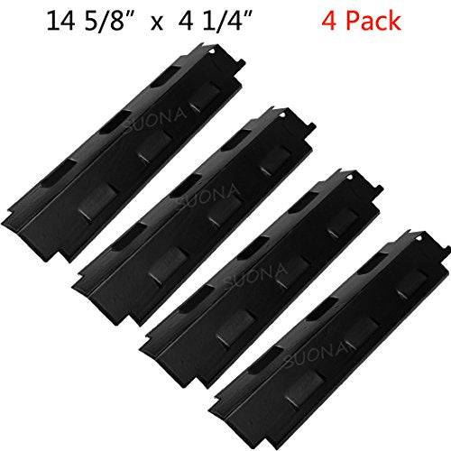 SUONA PT-72 Gas Grill Heat Shield Plate Tent, Tamer, 14 5/8 x 4 1/4 inch 3 Pack - Grill Parts America