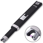 SUPRUS USB Lighter Arc Candle Lighter Coil Lighter Rechargeable Flameless Double Safety Windproof Aluminum Shell - Grill Parts America