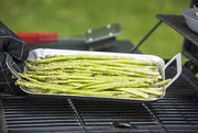 TableCraft 13.5" Stainless Steel Grilling Pan with Handles | Great for Outdoor Barbecues and Grills - Grill Parts America