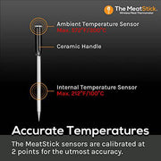 MeatStick X Set | Wireless Meat Thermometer with Bluetooth | 260ft Range | for BBQ, Kitchen, Smoker, Air Fryer, Deep Frying, Oven, Sous Vide, Grill, Rotisserie - Grill Parts America