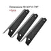 (4-pack) BBQ Gas Grill Heat Plate Porcelain Steel Heat Shield for Brinkmann - Grill Parts America