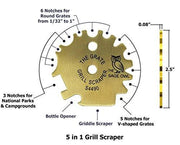 The Sage Owl Safe Brass Barbeque Grill Cleaner - Grill Parts America