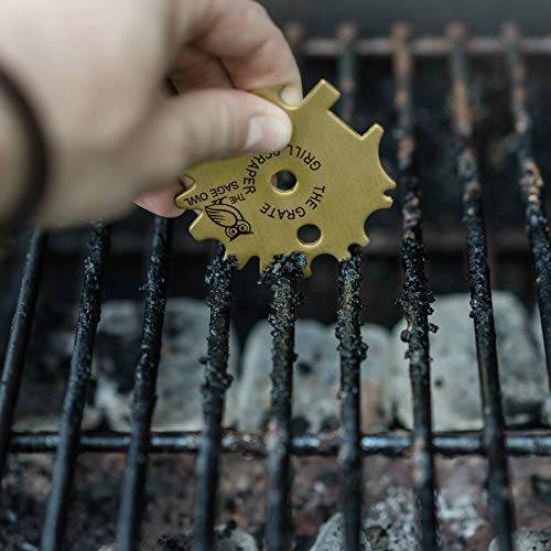 The Sage Owl Safe Brass Barbeque Grill Cleaner - Grill Parts America