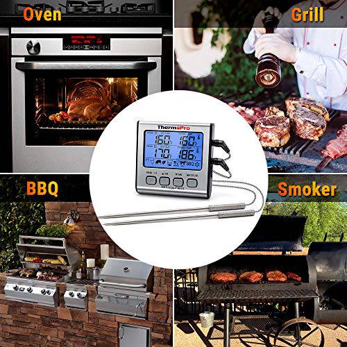 Digital Meat Thermometer with Probe for Oven / Grill / Barbecue