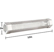 TIZZE Pellet Smoker Tube 12" Perforated BBQ Smoke Generator to Add Smoke Flavor to All Grilled Foods - Grill Parts America