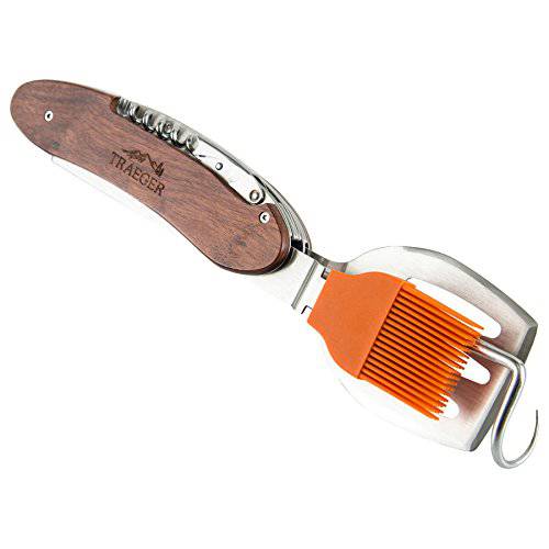 Traeger Grills BAC461 BBQ Multi Grilling Tool, Brown - Grill Parts America