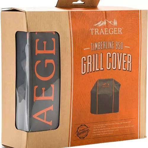 Traeger BAC359 Timberline Full-Length Grill 850 Series Cover, 30 inches, Gray - Grill Parts America