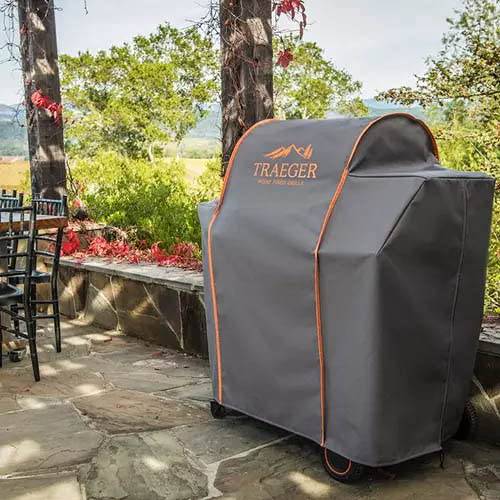 Traeger BAC359 Timberline Full-Length Grill 850 Series Cover, 30 inches, Gray - Grill Parts America