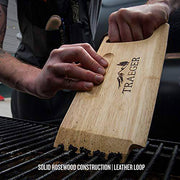 Traeger Grills BAC454 Wooden Scape Grill Scraper, Wood - Grill Parts America