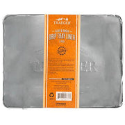 Traeger Grills BAC458 Tray Liner Grilling Drip Pan, Black, Pack of 5 - Grill Parts America
