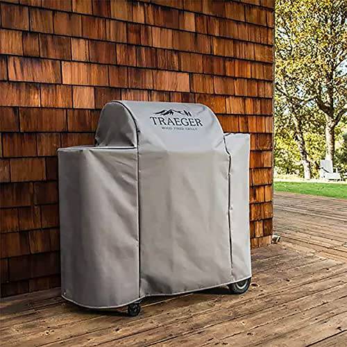 Traeger Pellet Grills BAC505 Ironwood 650 Full-Length Grill Covers, Grey - Grill Parts America