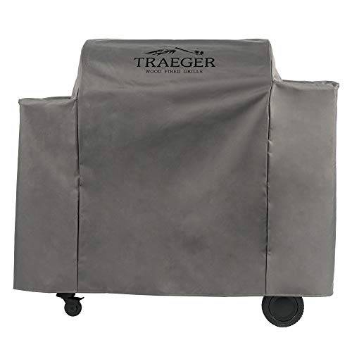 Traeger Pellet Grills BAC513 Ironwood 885 Full Length Grill Cover, Gray - Grill Parts America