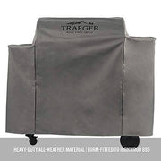 Traeger Pellet Grills BAC513 Ironwood 885 Full Length Grill Cover, Gray - Grill Parts America