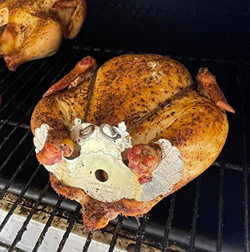Turbo Trusser - Truss Poultry for Ovens, Smokers, Roasters, Grills, Rotisseries, Fryers (Chicken), Stainless Steel - Grill Parts America