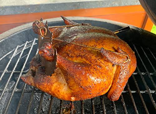 Turbo Trusser - Truss Poultry for Ovens, Smokers, Roasters, Grills, Rotisseries, Fryers (Chicken), Stainless Steel - Grill Parts America