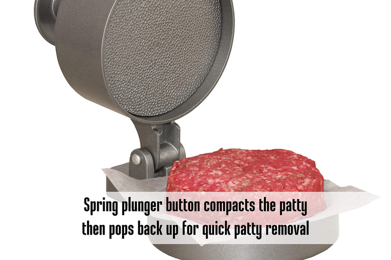 Burger Express Hamburger Press With Patty Ejector, Makes 4 1/2" Patties, 1/4Lb To 3/4Lb - Grill Parts America